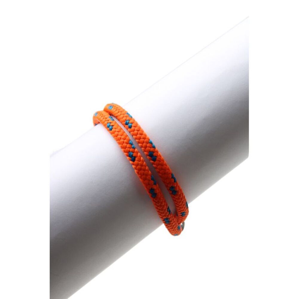 Miansai x JCrew Unisex Brass Orange Woven Paracord Wrap Bracelet 15"